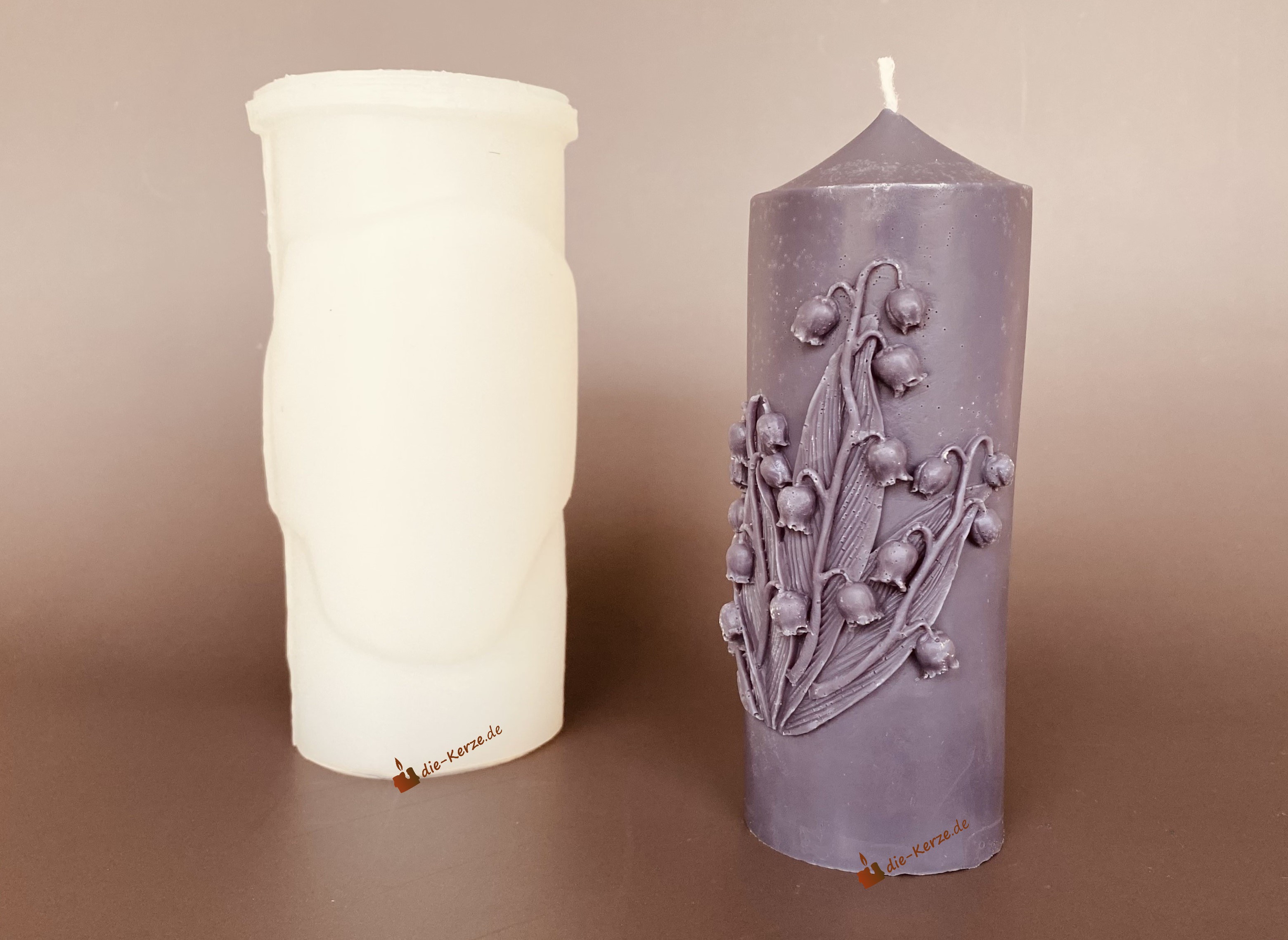 K7097 Silikonform Maigloeckchen Zylinder 01