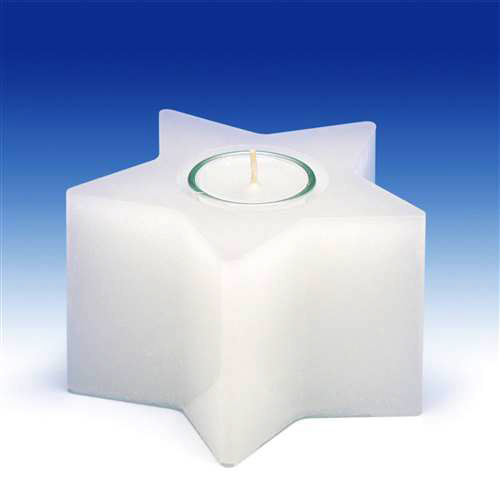 Fünfstern-Giessform für Teelichteinsatz