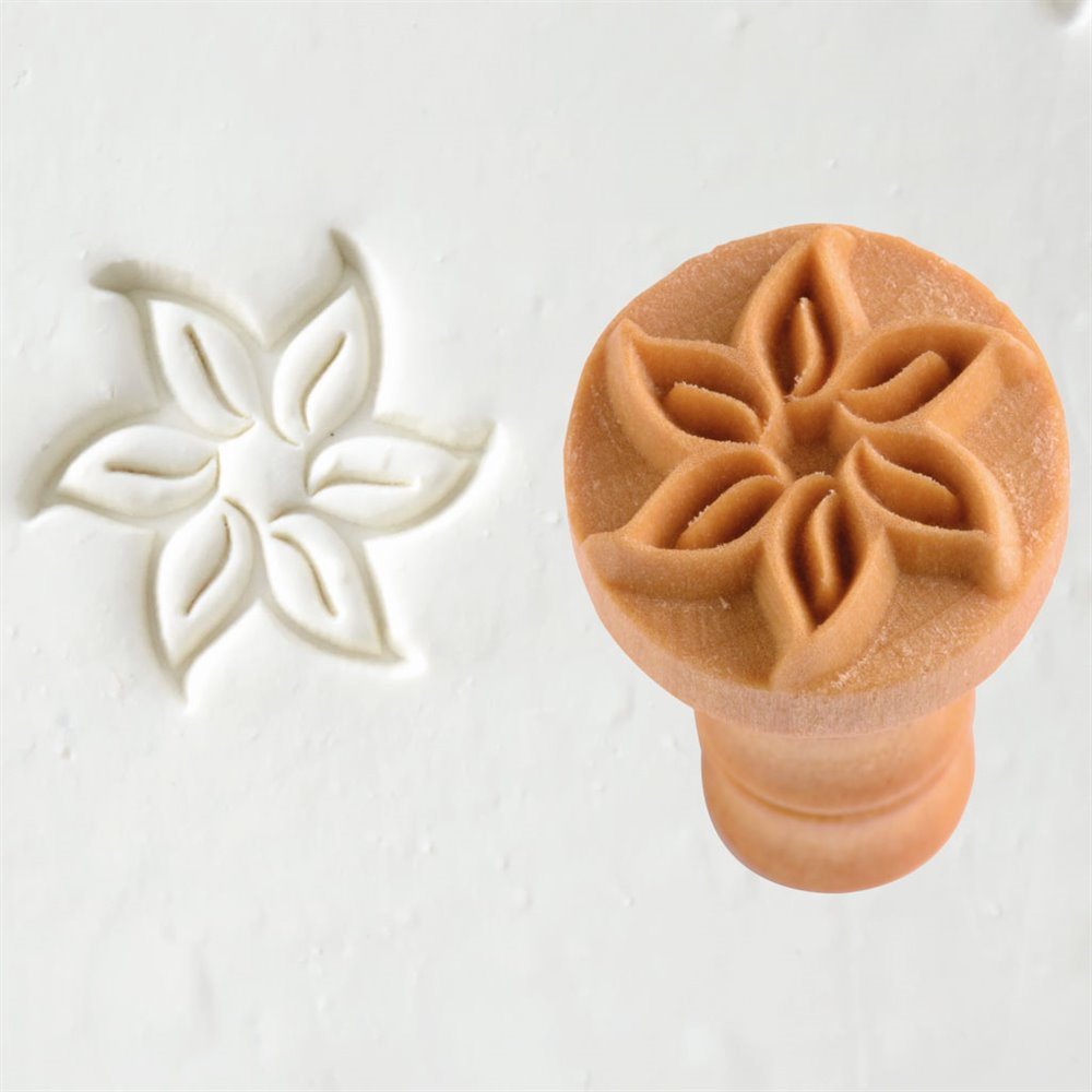 Prägestempel feine Blüte