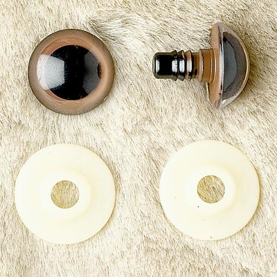 Teddy-Augen braun 10mm