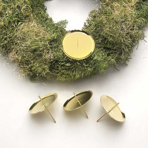 Kerzenhalter Set 12cm gold