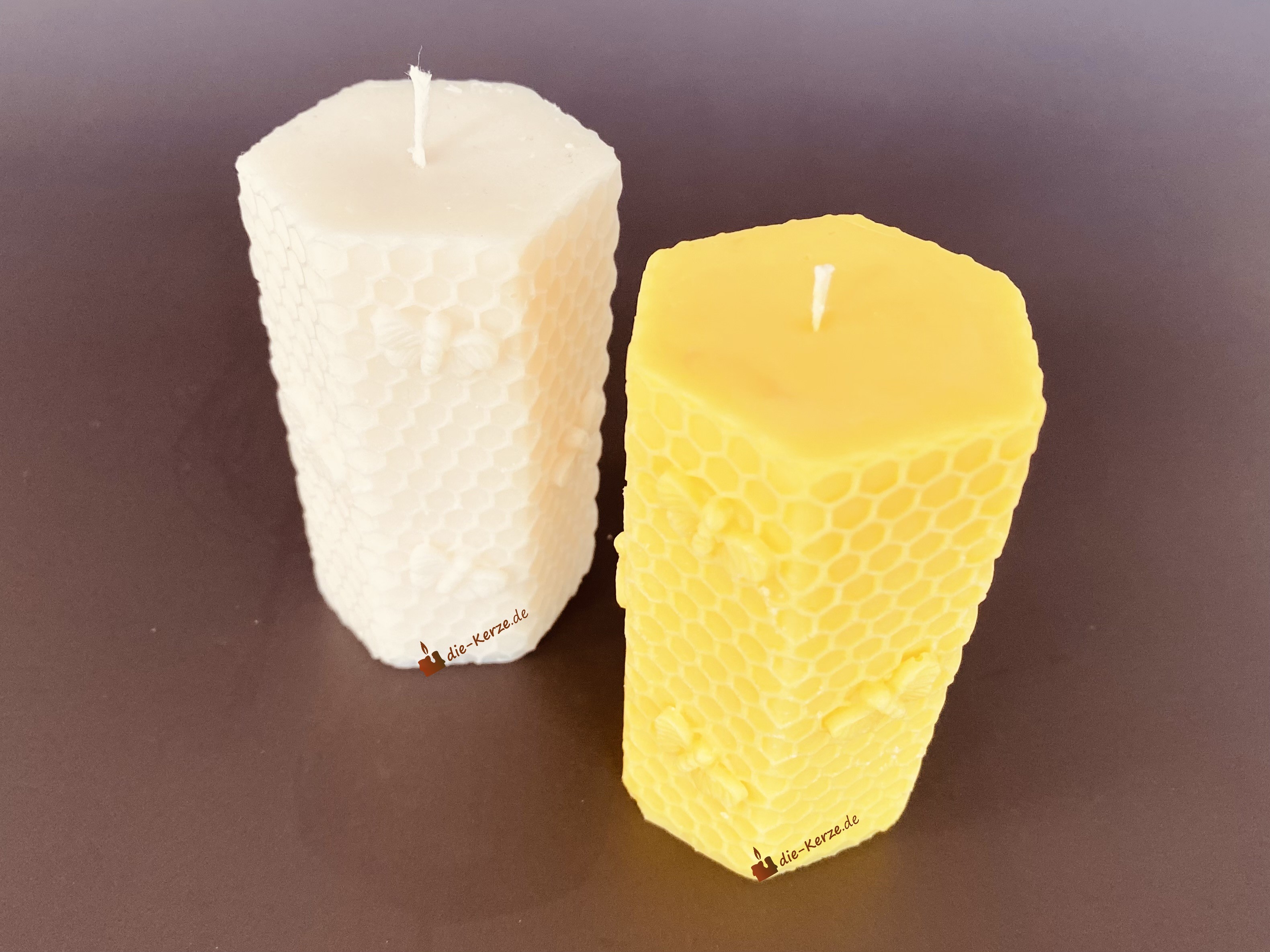 Silikonform Wabenkerze mit Biene hexagonisch K7087 Silikonform Wabenkerze mit Biene hexagonisch 02