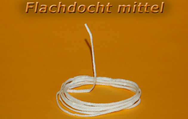 Flachdocht mittel (3x12) 5m