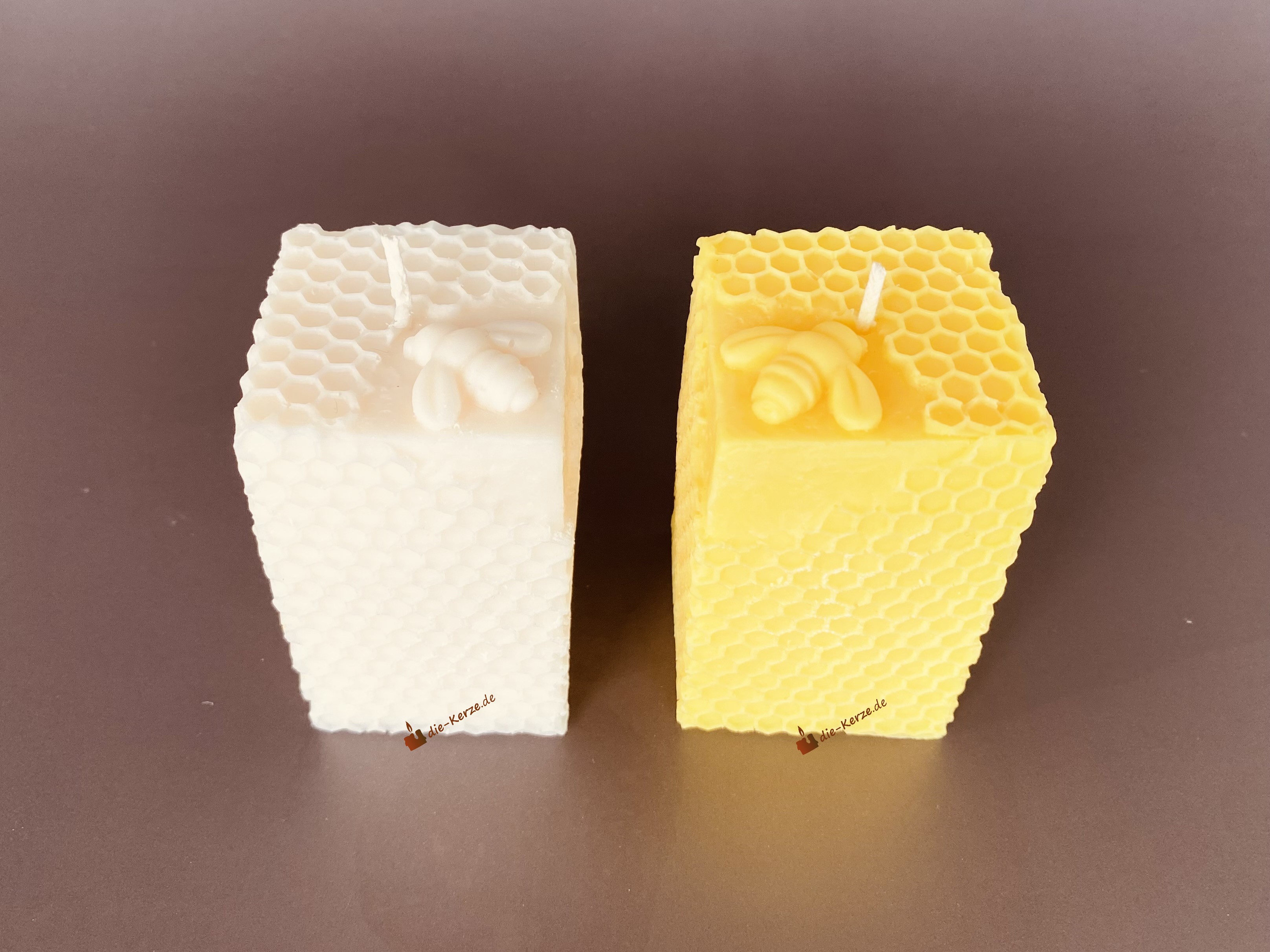 Silikonform Wabenkerze mit Biene quadratisch K7088 Silikonform Wabenkerze mit Biene quadratisch 02