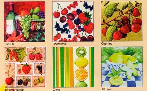 Serviettenmischung: Fresh Fruit