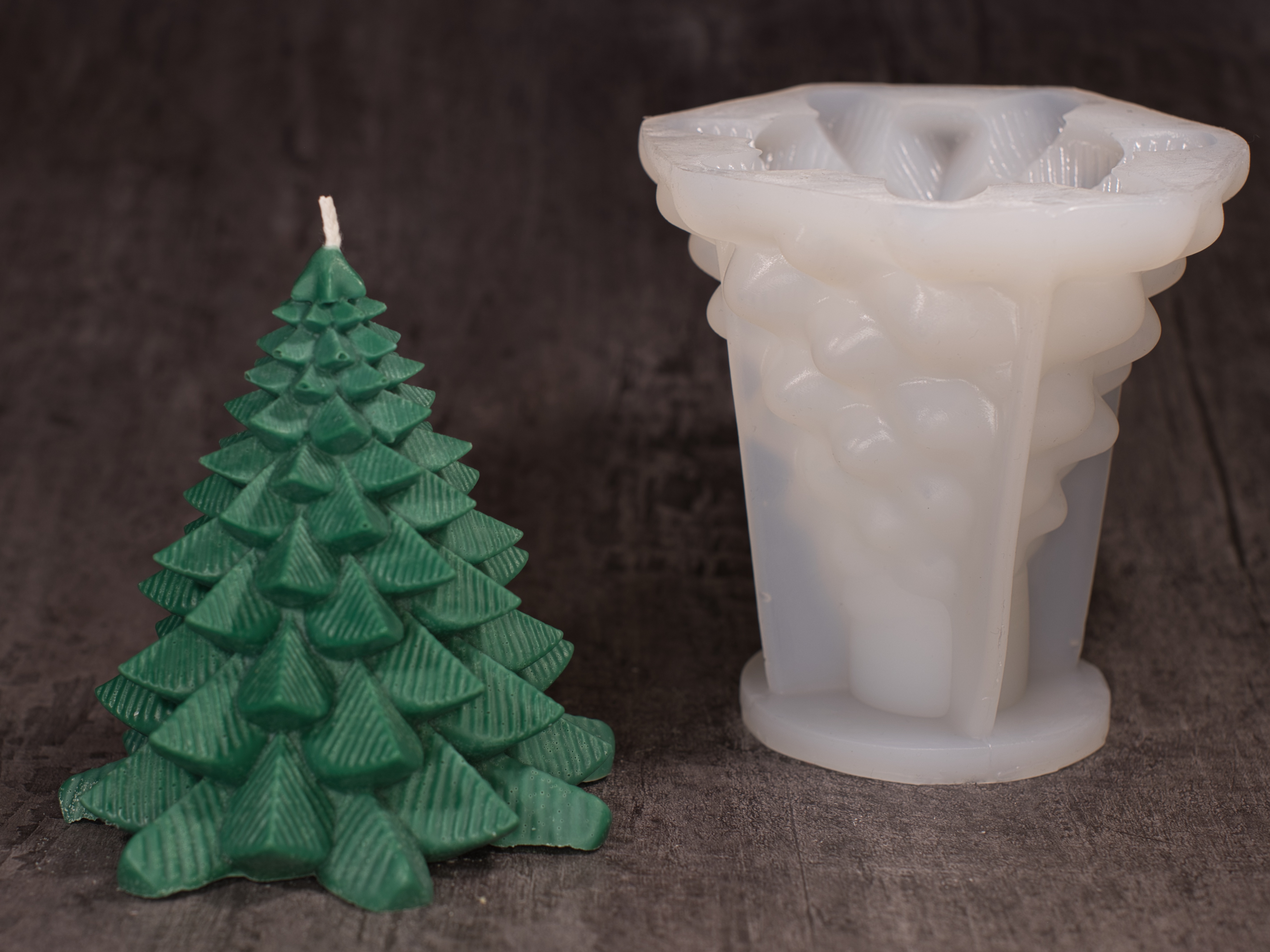 Silikonform dicker Tannenbaum