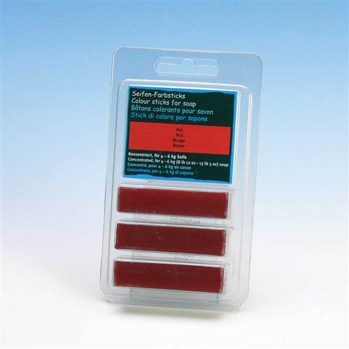 Seifenfarbsticks rot