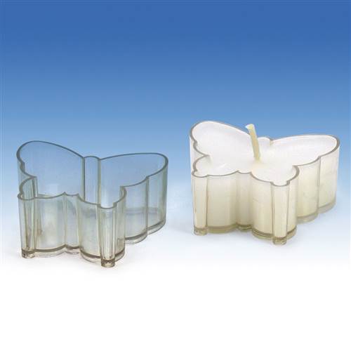 teelicht-schmetterling Teelichtgießform Schmetterling 25 Stück