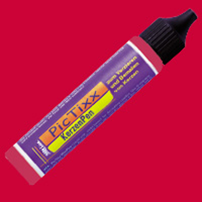 Kerzen-Pen rot-metallic