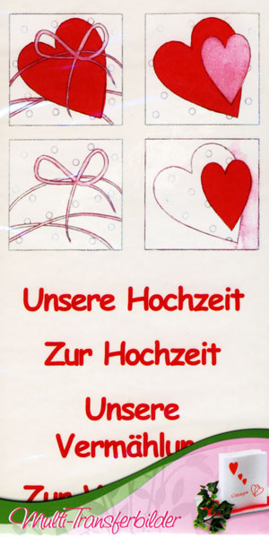 Transferbilder HOCHZEIT