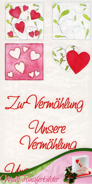 Transferbilder VERMÄHLUNG