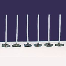 Teelichtdocht 100mm mit Fuß, 100St.