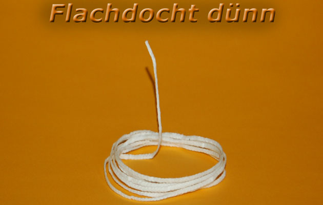Flachdocht dünn (3x8) 5m