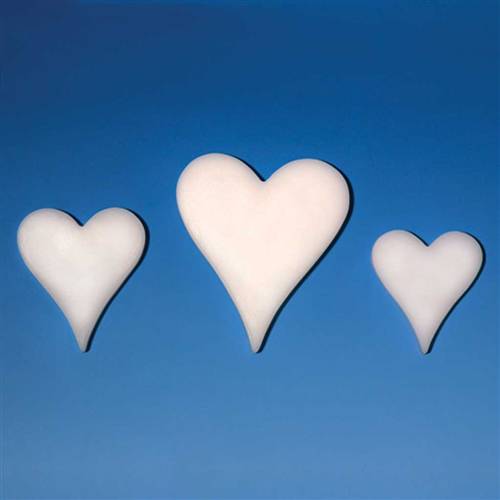 DekorGießform Herzen