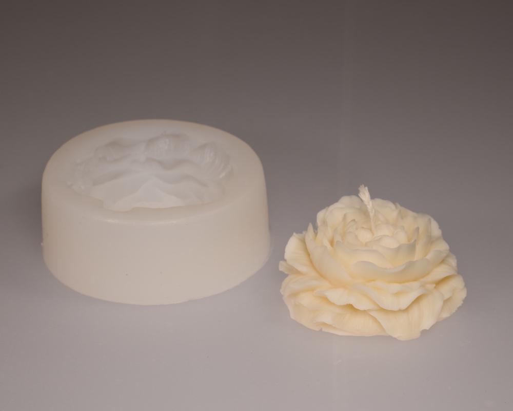 Silikonform feine Rose